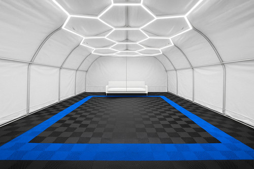 Interlocking garage floor - interlocking,