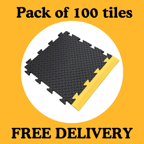 100 garage floor - , tiles