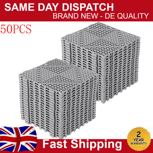 Pack plastic floor tiles - 50,