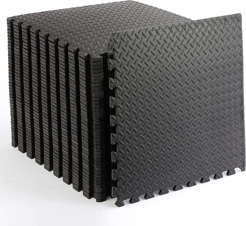 Black eva foam floor - black,