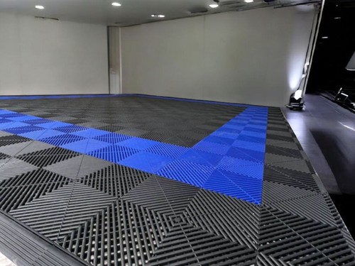 Interlocking garage flooring - interlocking,